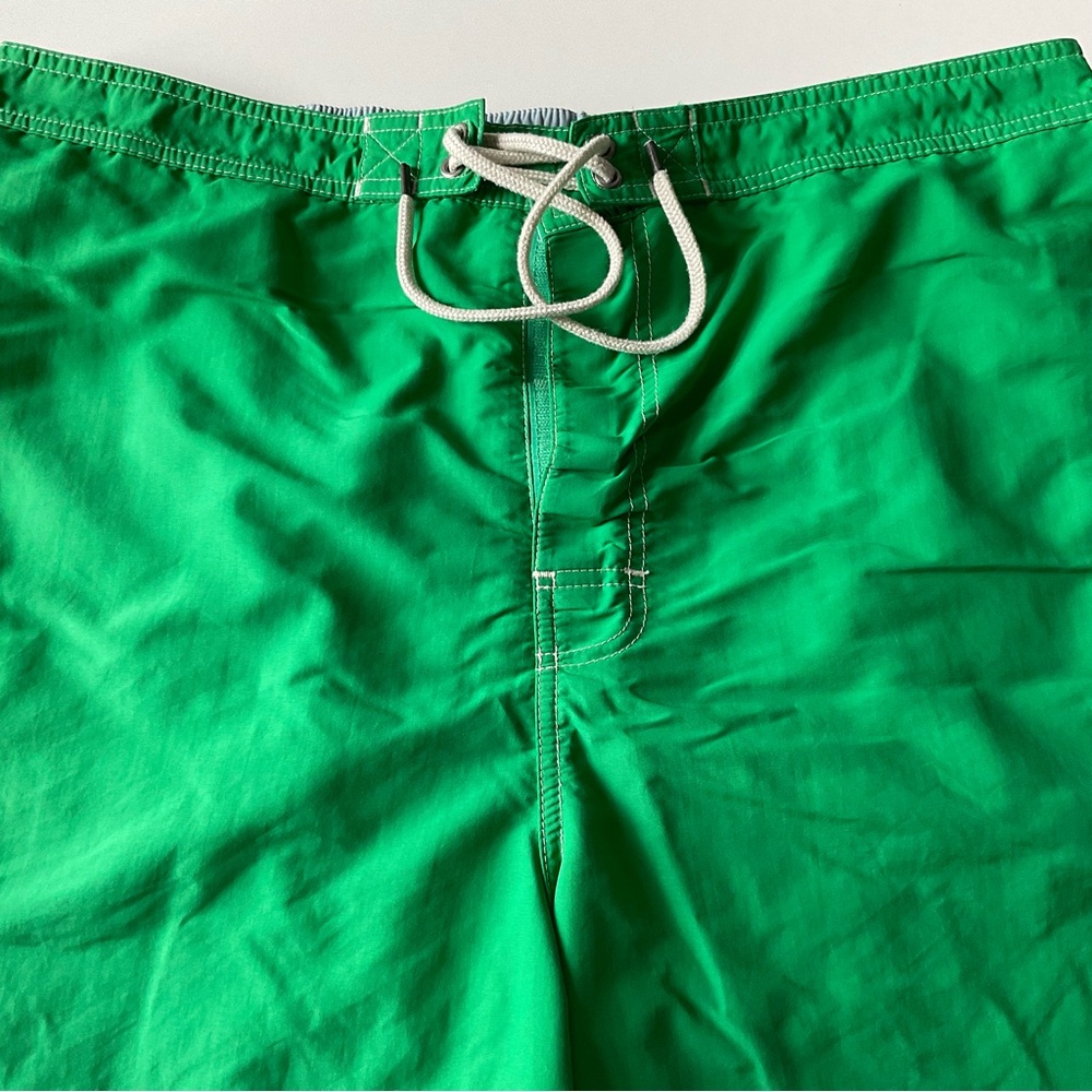 POLO RALPH LAUREN Swim Trunks Preppy Logo Classic Green Bathing Suit Mens Sz LT - Picture 7 of 14